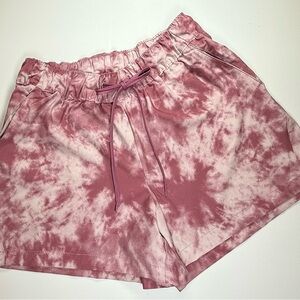 Burnside Mauve Pink Tie-Dye Athletic Shorts